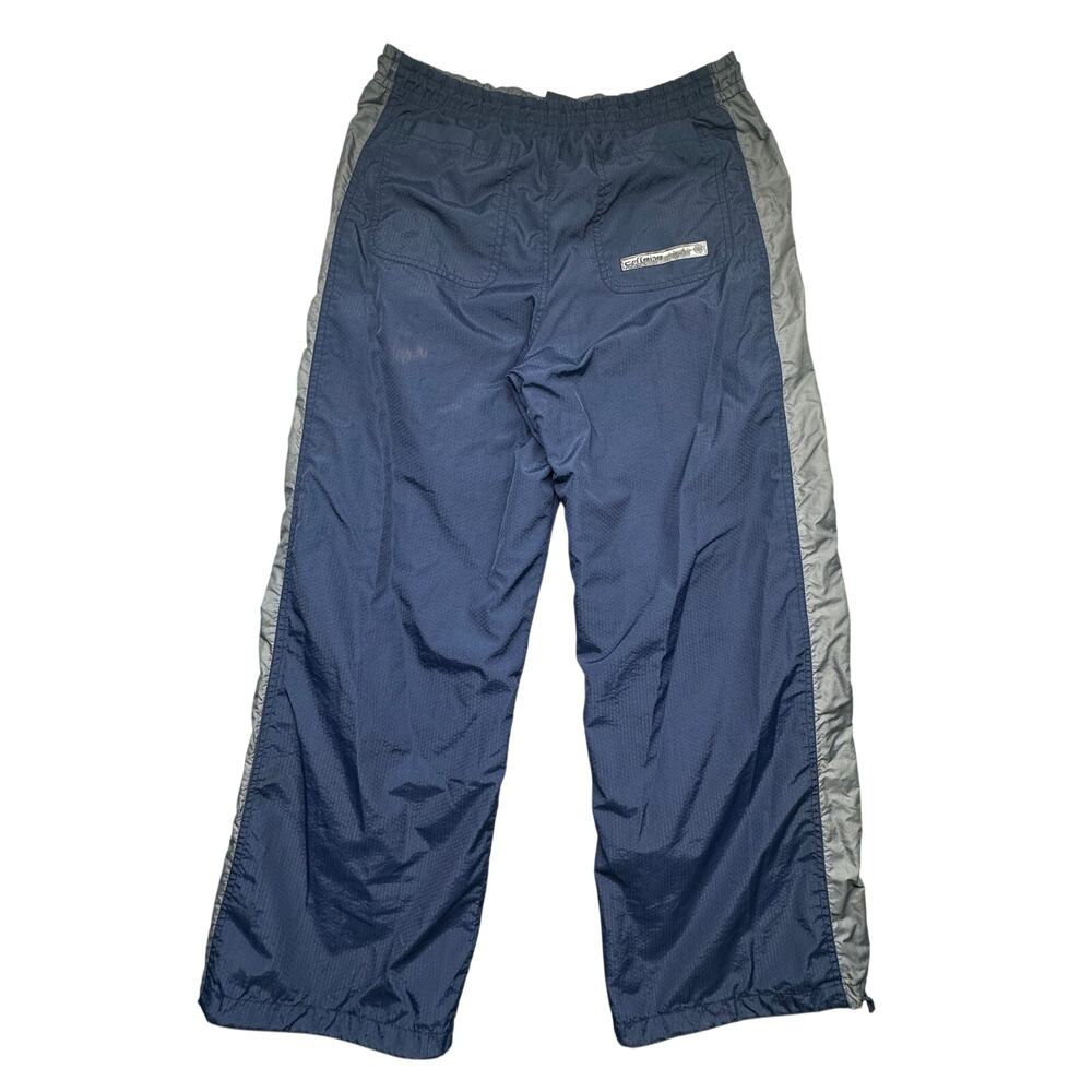 Vintage 90s Caffeine Pants Mens Medium Windbreaker Lined Drawstring Baggy Nylon